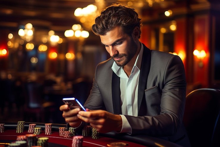 dewacash link Android app home screen showing live table lobby and game navigation menu